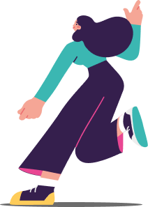 woman stand on one leg